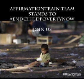 #AffirmationTrain Team Stands To #EndChildPovertyNow