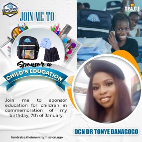 JOIN ME TO SPONSOR EDUCATION 