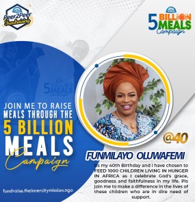 JOIN ME TO FEED 1000 CHILDREN LIVING IN HUNGER