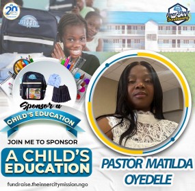 JOIN ME TO SPONSOR INDIGENT CHILDREN 