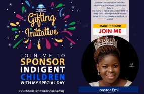 JOIN ME TO GIFT EDUCATION TO 10 INDIGENT CHILDREN