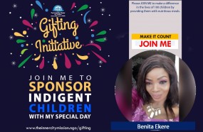 JOIN ME TO FEED 100 INDIGENT CHILDREN