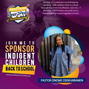 GIVE THE GIFT OF EDUCATION TO 1000 CHILDREN – FOR MY BIRTHDAY 