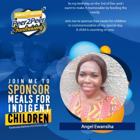 JOIN ME TO SPONSOR MEALS FOR HUNGRY CHILDREN