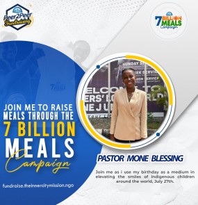 JOIN ME TO ELEVATE SMILES OF THE INDIGENT