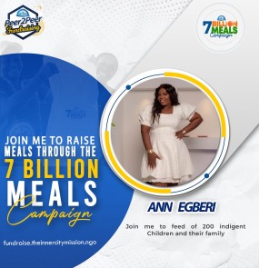 JOIN ME IN FEEDING 200  INDIGENT CHILDREN AND FAMILIES
