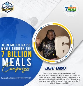 JOIN ME TO FEED 50 NEEDY CHILDREN AS I TURN 6