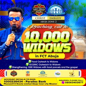 REACHING OUT TO 10000 WIDOWS