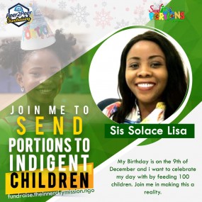 JOIN ME TO FEED 100 CHILDREN FOR MY BIRTHDAY