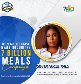JOIN ME TO PROVIDE MEALS FOR 3000 CHILDREN 