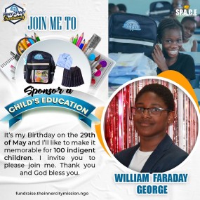 SPONSOR AN INDIGENT CHILD WITH ME