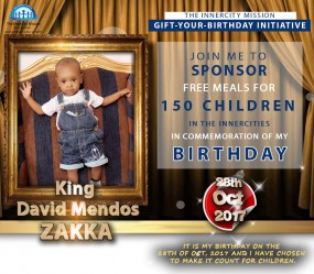 Join Me To Sponsor Free Meals For 150 Children