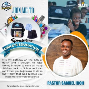 JOIN ME TO SPONSOR EDUCATION FOR CHILDRENIN NEED 