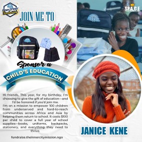 JOIN ME TO EMPOWER 100 INDIGENT CHILDREN