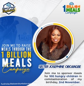 JOIN ME TO FEED CHILDREN IN NEEDY COMMUNITIES 