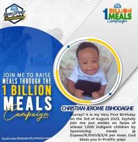 join me put smiles on faces of atleast 1,000 indigent children