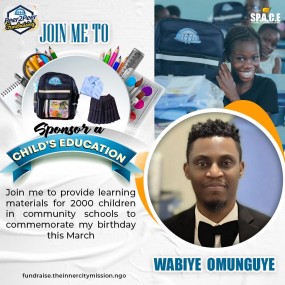 JOIN ME TO SPONSOR LEARNING MATERIALS FOR 2000 CHILDREN 