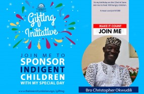 JOIN ME TO FEED 100 INDIGENT CHILDREN