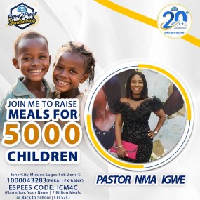 I WANT TO A SMILE ON THE FACE OF CHILDREN BY PROVIDING MEALS FOR THEM 