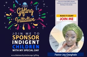 JOIN ME TO FEED 4000 INDIGENT CHILDREN