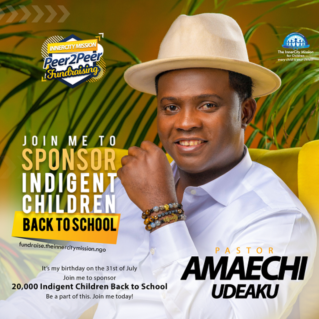 JOIN ME TO SEND 20,000 CHILDREN BACK TO SCHOOL 