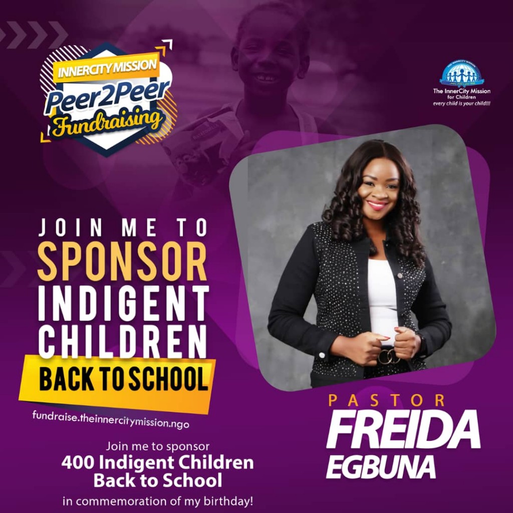 JOIN ME TO SEND 400 CHILDREN BACK TO SCHOOL
