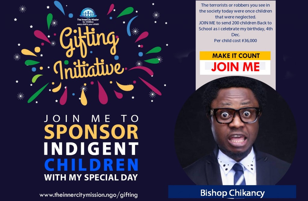JOIN ME TO GIFT EDUCATION TO 200 INDIGENT CHILDREN