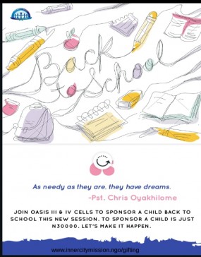 Oasis III & IV's Back to School Campaign 