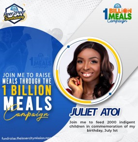 JOIN ME TO FEED 2000 NEEDY CHILDREN