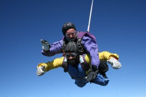 I will be doing a SKYDIVE on September 25th to support dispossessed children in Chad 
