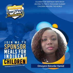 CELEBRATE MY BIRTHDAY WITH ME BY HELPING TO FEED A THOUSAND HUNGRY CHILDREN  AROUND THE WORLD