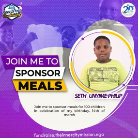 NO CHILD SHOULD BE LEFT BEHIND-FEED A CHILD WITH ME
