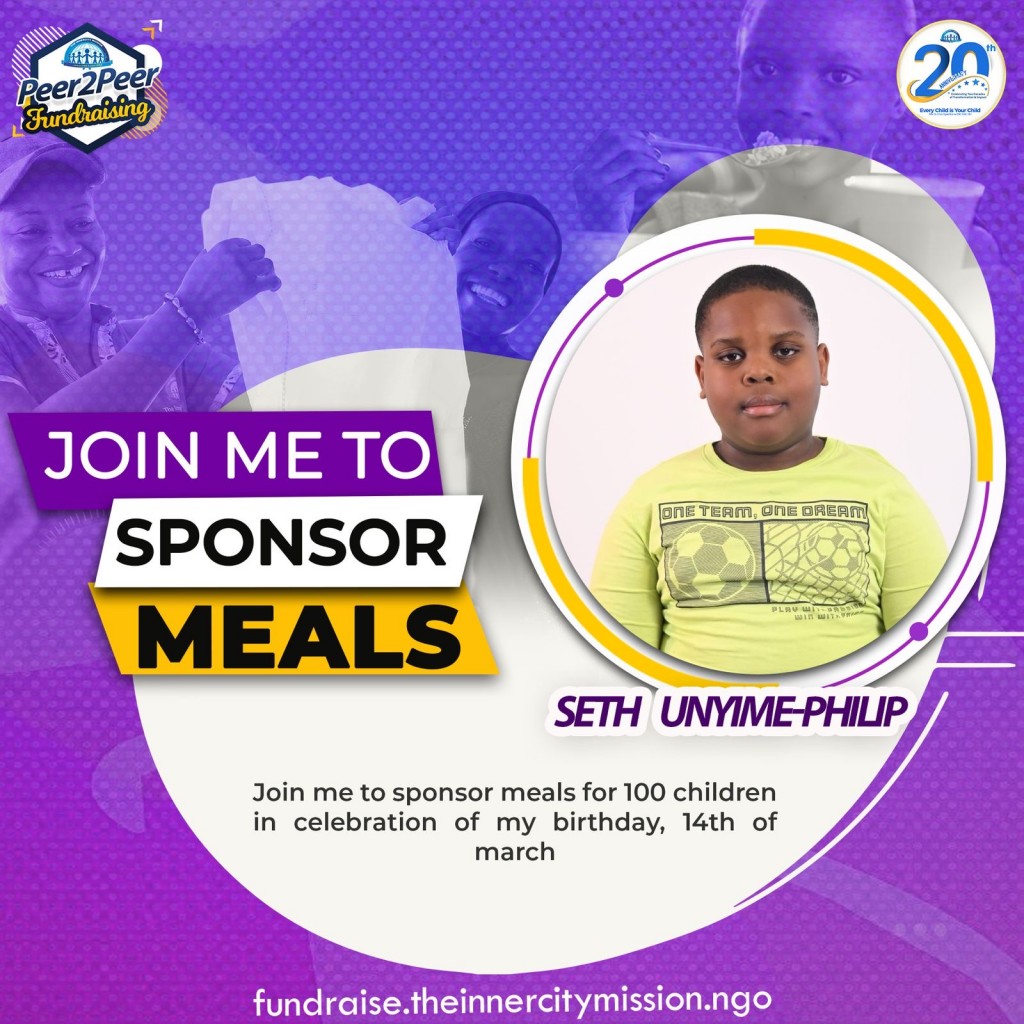 NO CHILD SHOULD BE LEFT BEHIND-FEED A CHILD WITH ME