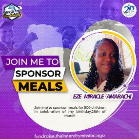 SPONSOR A MEAL OF HOPE