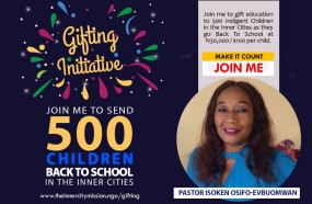 Join Me To Send 500 Children Back To School In Inner Cities