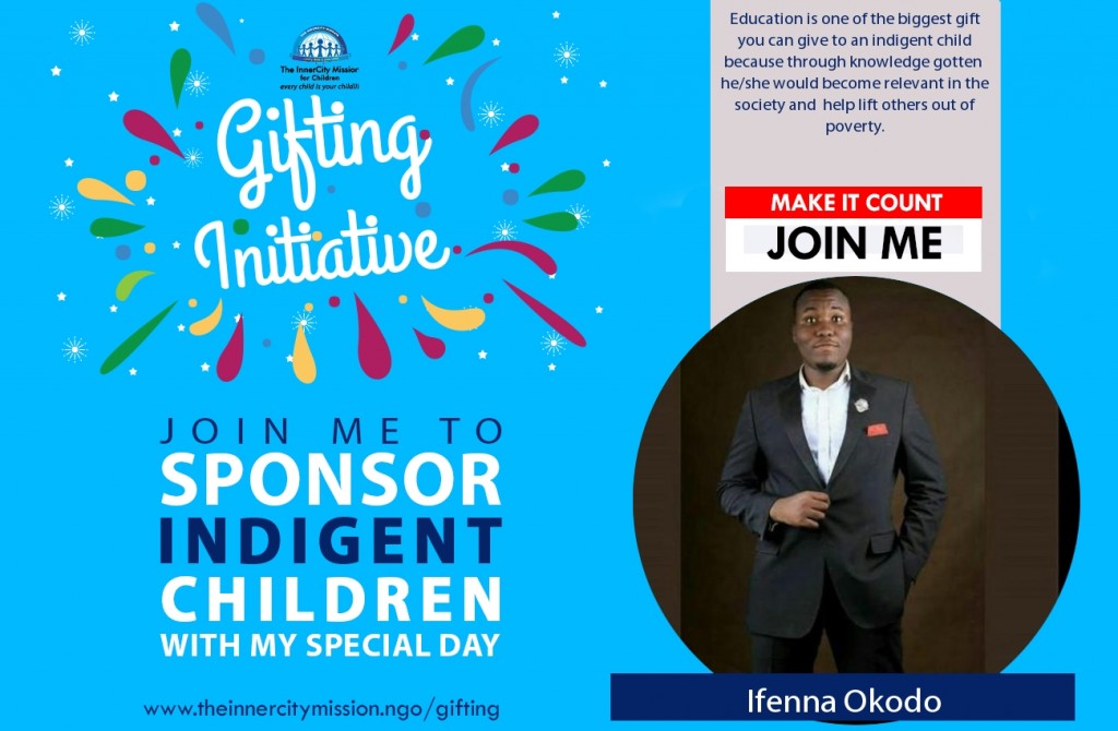 Join me to Gift free Education to Indigent children.