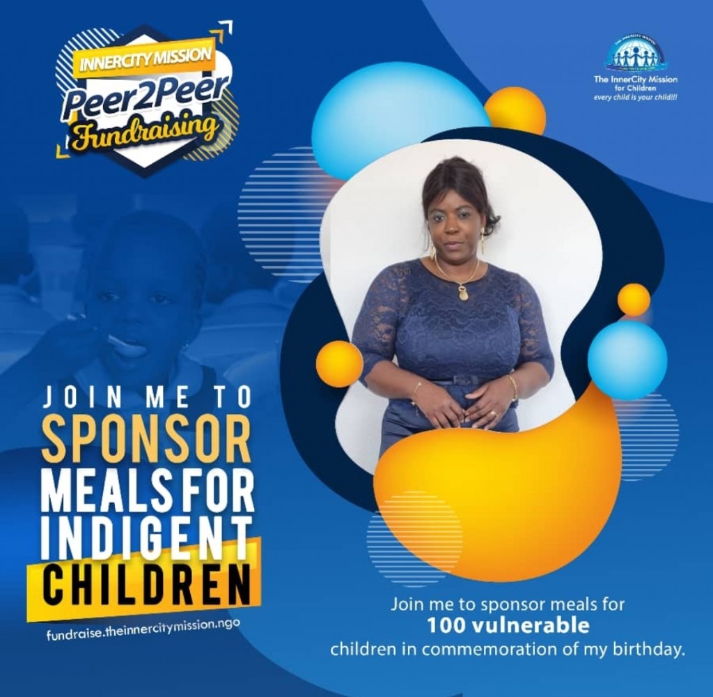 JOIN ME TO FEED 100 VULNERABLE CHILDREN 
