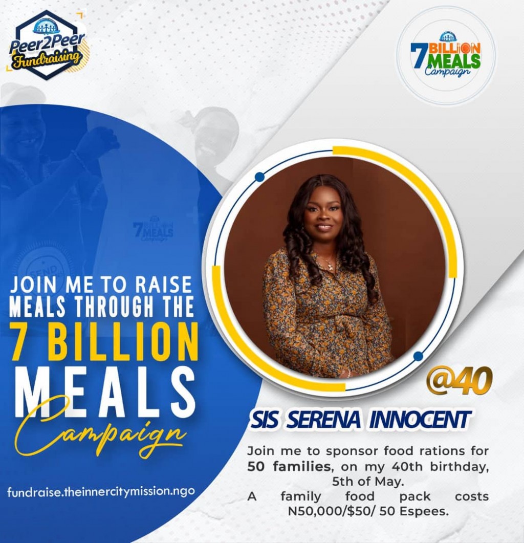 JOIN ME TO PROVIDE MEALS FOR 50 FAMILIES