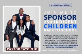 Join Me To Sponsor 250 Indigent Children Back To School