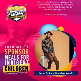 JOIN ME TO SPONSOR MEALS FOR 200 CHILDREN 
