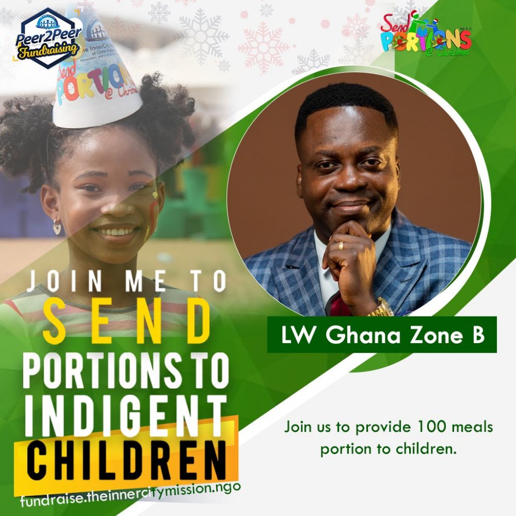 JOIN US TO SEND PORTIONS TO 100 CHILDREN