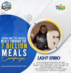 JOIN ME TO FEED 100 NEEDY CHILDREN AS I TURN 6