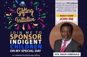 SECURING THE FUTURE OF 100 INDIGENT CHILDREN