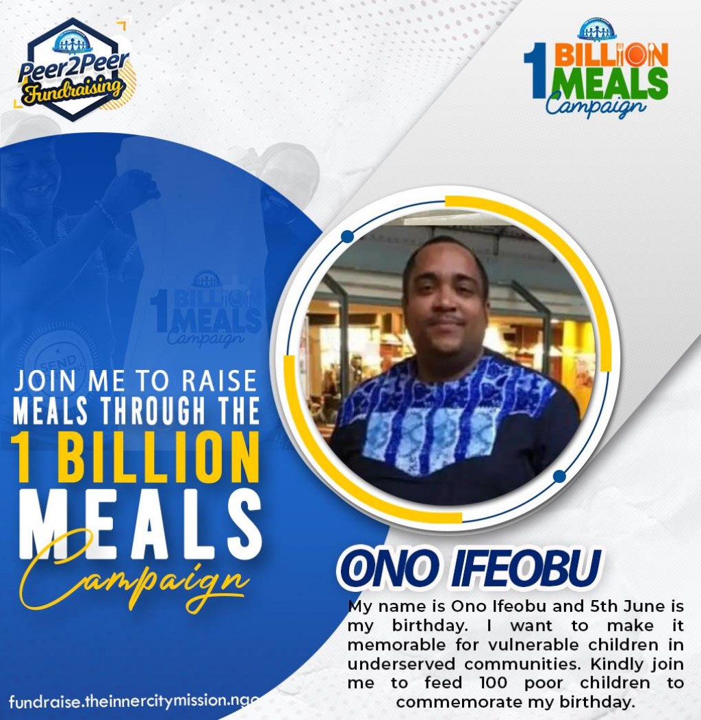 JOIN ME TO FEED 100 CHILDREN IN DIRE NEED