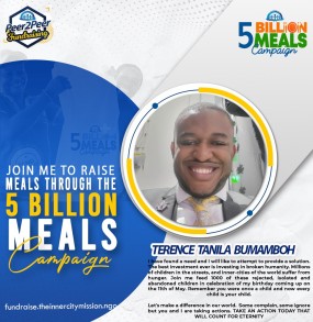 JOIN ME TO GIVE MEALS TO THE INDIGENT