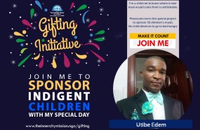 JOIN ME TO FEED 50 INDIGENT CHILDREN