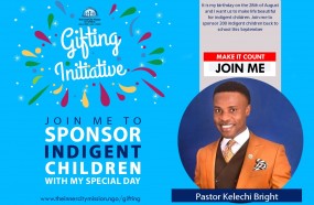 Join Me To Sponsor Indigent Children With My Special Day