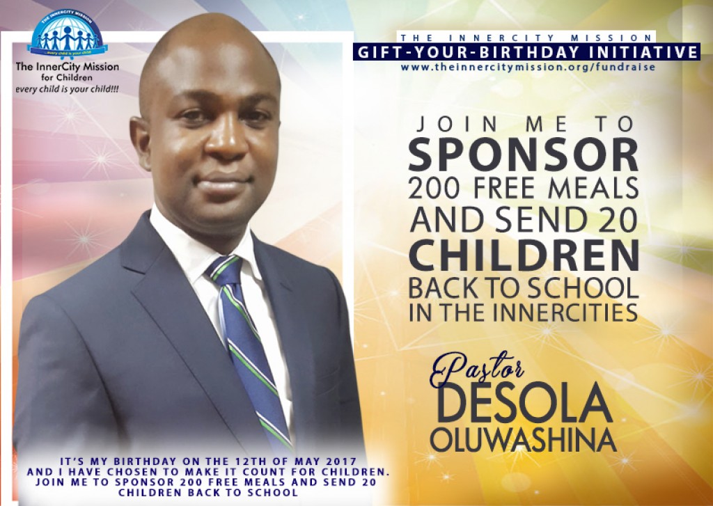 JOIN ME TO SPONSOR 200 MEALS AND SEND 20 INDIGENT CHILDREN BACK TO SCHOOL