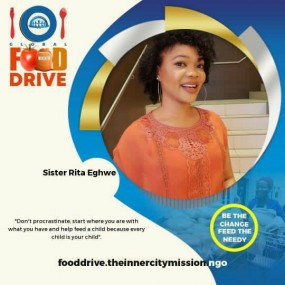 JOIN ME TO SPONSOR MEALS FOR THE GLOBAL FOOD DRIVE