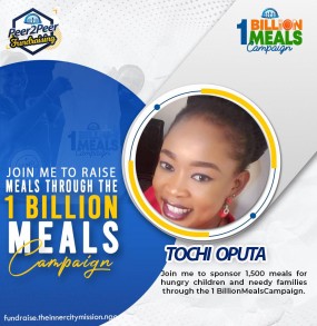 JOIN ME TO FEED 1500 VULNERABLE CHILDREN 